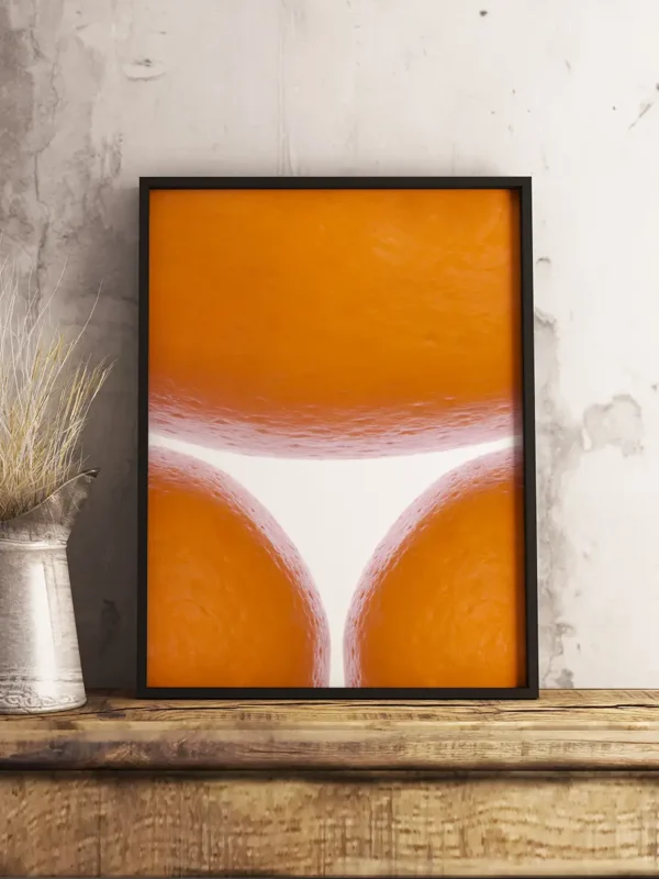 Brazilian Orange - Poster ur serien Forbidden Fruit - Ramexempel