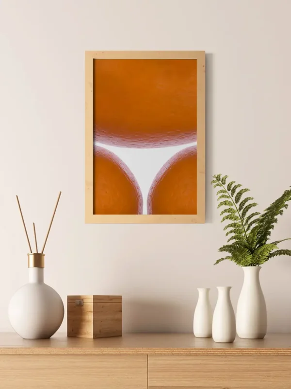 Brazilian Orange - Poster ur serien Forbidden Fruit - Ramexempel