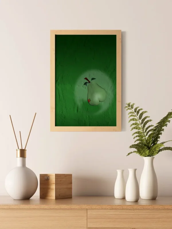 Tattooed Pear - Poster - Ur serien Forbidden Fruit - Ramexempel