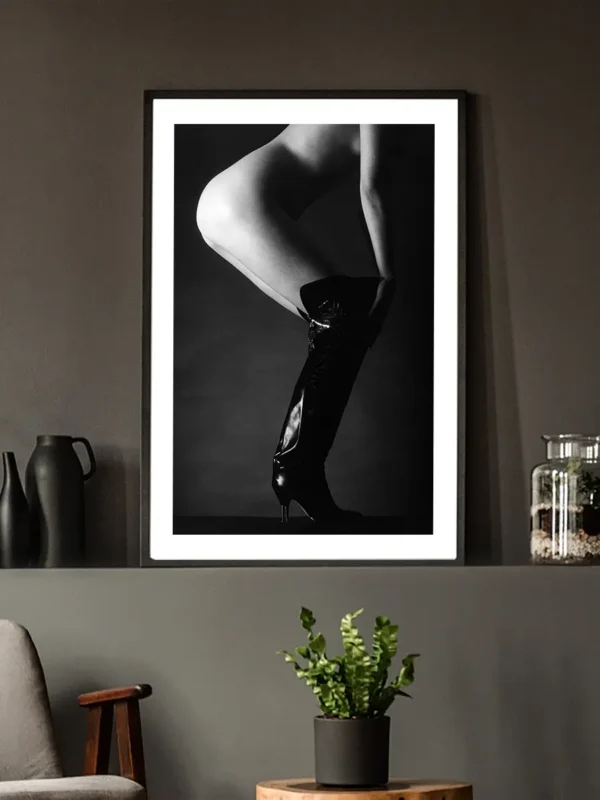 These Boots Are Made For Walking - Poster - Fine Art Nude - Ramexempel