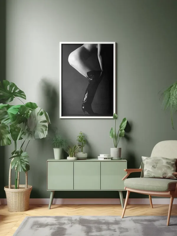 These Boots Are Made For Walking - Poster - Fine Art Nude - Ramexempel