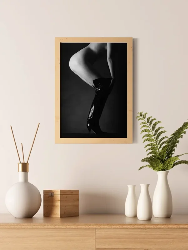 These Boots Are Made For Walking - Poster - Fine Art Nude - Ramexempel