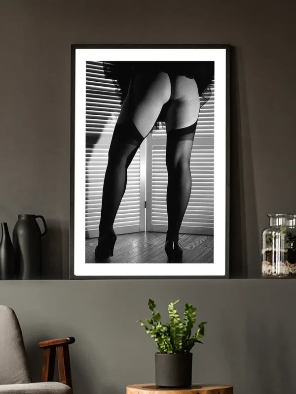 Behind of beauty -Poster - Fine Art Nude - Ramexempel