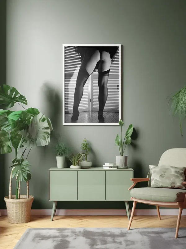 Behind of beauty -Poster - Fine Art Nude - Ramexempel