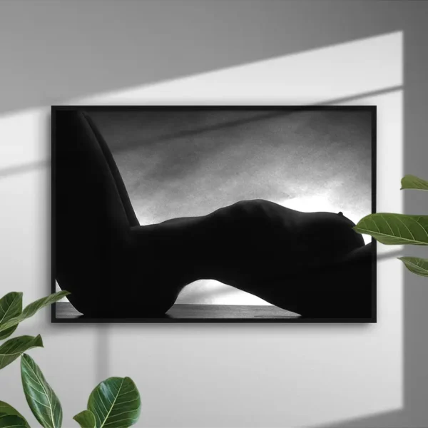 Silhouetto - Poster - Fine Art Nude - Ramexempel