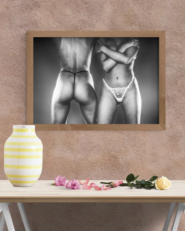 Back and Front - Poster - Fine Art Nude - Ramexempel