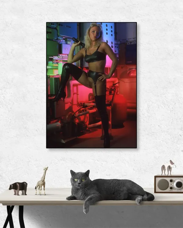 Gummilekar I Pannrummet - Poster - Fine Art Nude - Ramexempel