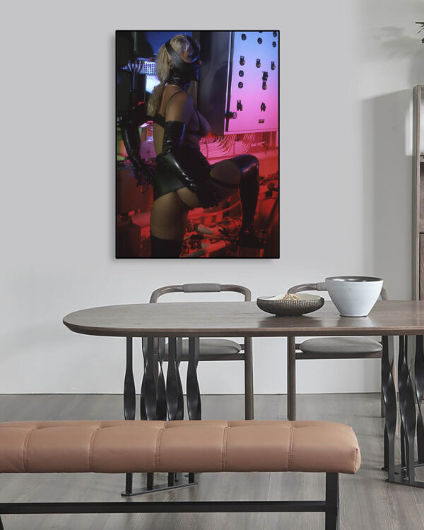 Gummilekar I Pannrummet - Poster - Fine Art Nude - Ramexempel
