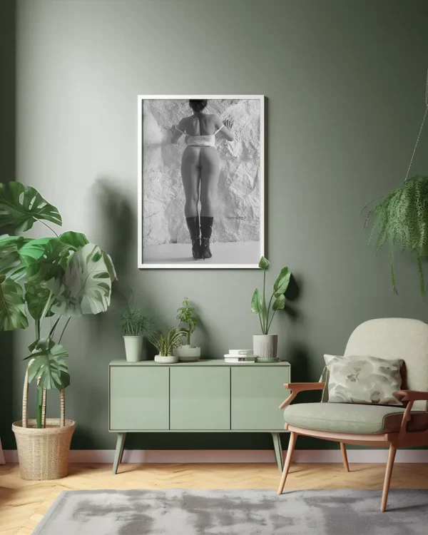 Up Against The Wall - Poster - Fine Art Nude - Ramexempel