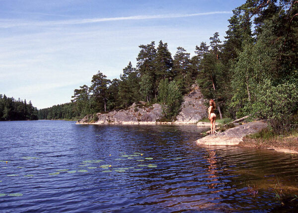Nakenbad vid sjön – Poster - Poster - Fine Art Nude