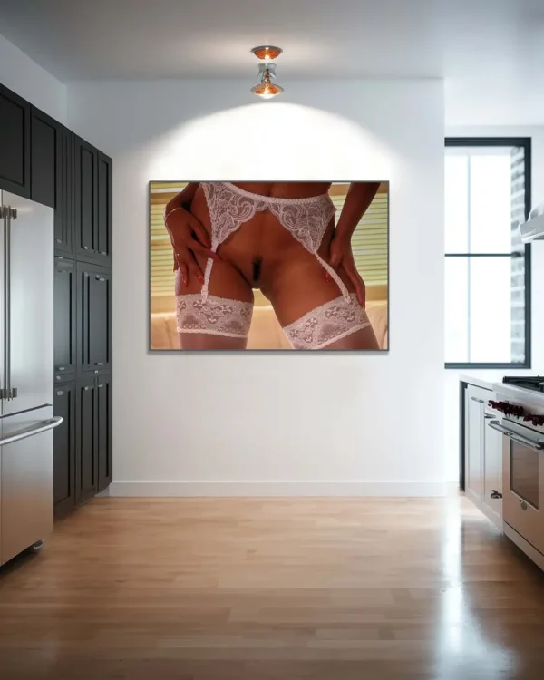 Nights In White Satin - Poster - Fine Art Nude - Ramexempel
