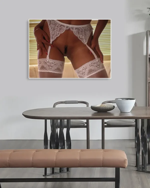 Nights In White Satin - Poster - Fine Art Nude - Ramexempel