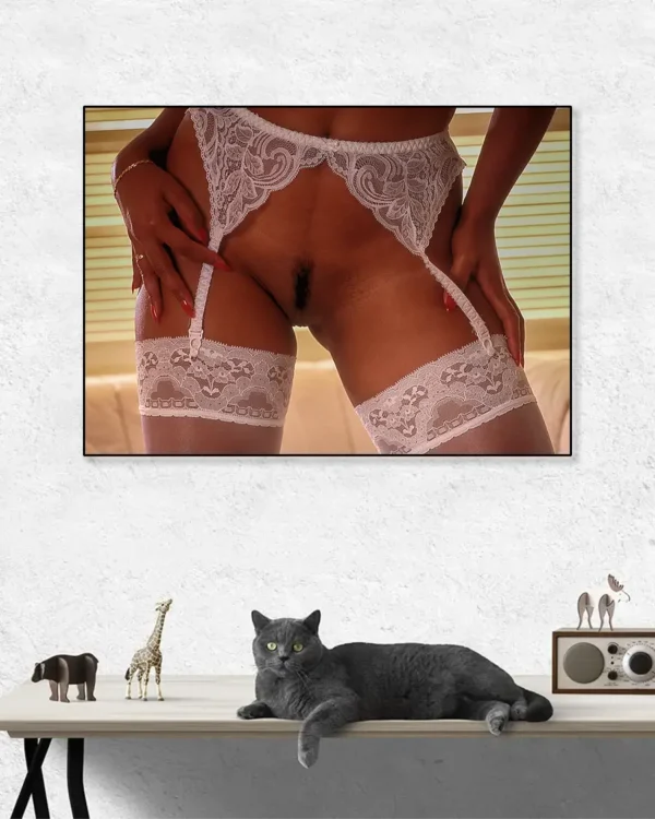 Nights In White Satin - Poster - Fine Art Nude - Ramexempel