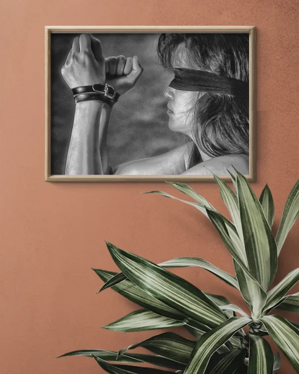 Bondage - Poster - Fine Art Nude - Ramexempel