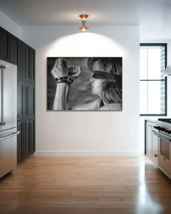 Bondage - Poster - Fine Art Nude - Ramexempel