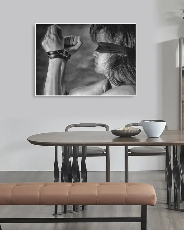 Bondage - Poster - Fine Art Nude - Ramexempel