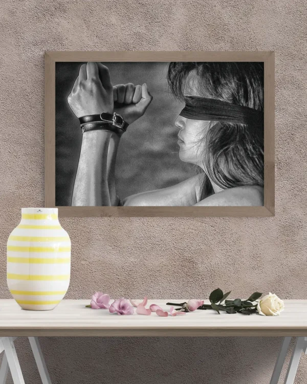 Bondage - Poster - Fine Art Nude - Ramexempel