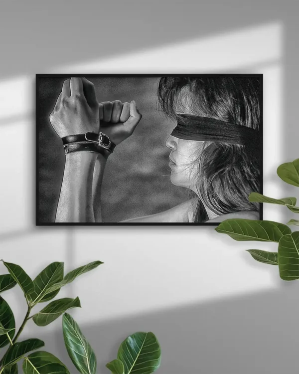 Bondage - Poster - Fine Art Nude - Ramexempel